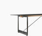brut-dining-table anthracitegrey blacksteelplate brut fnitura framaspace glasstop naturaloak - studio