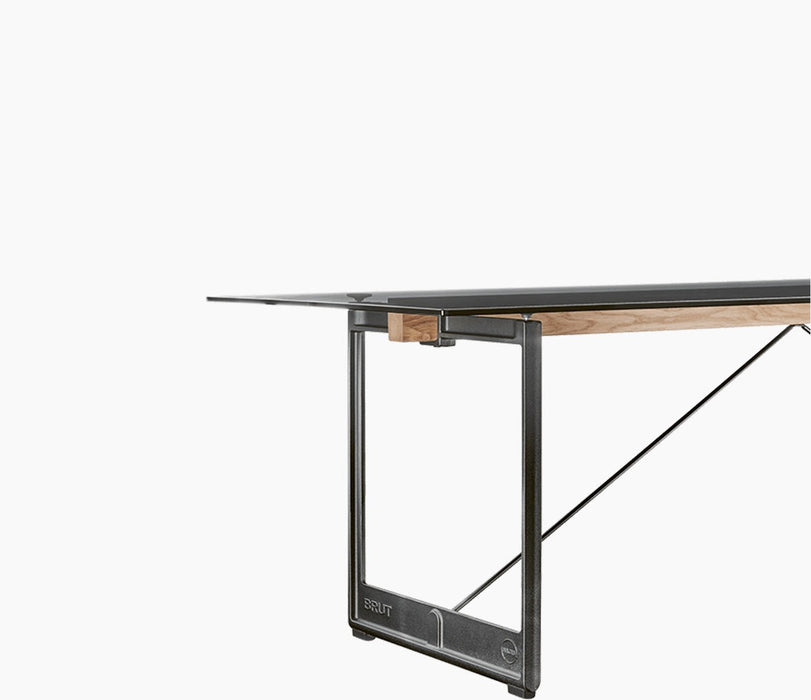 brut-dining-table anthracitegrey brut finitura framaspace glasstop naturaloak smokegreyglass - studio