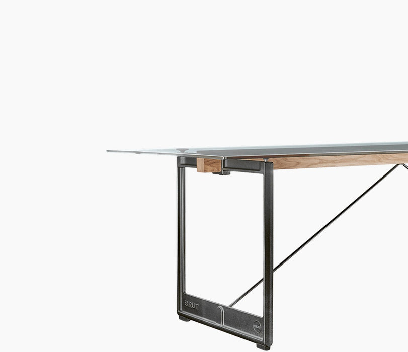 brut-dining-table anthracitegrey brut finitura framaspace glasstop naturaloak transparentglass - studio