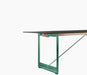 brut-dining-table blacksteelplate brut finitura framaspace glasstop green naturaloak - studio