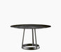 brut-round-dining-table anthracitegrey blackmarquiniamarble brut finitura framaspace round130toptable - studio