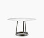 brut-round-dining-table anthracitegrey brut finitura framaspace round130toptable whitecarraramarble - studio