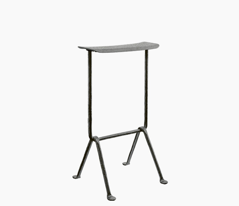 officina-stool black finitura framaspace lightgreymelangefabric officina - studio