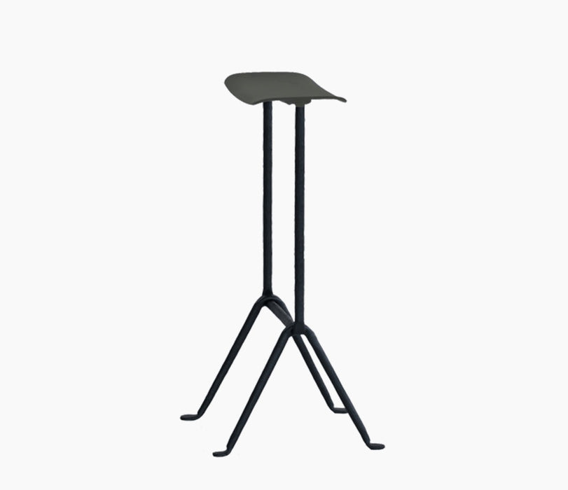 officina-stool coll framaspace nero officina scuro sgabello verde - studio