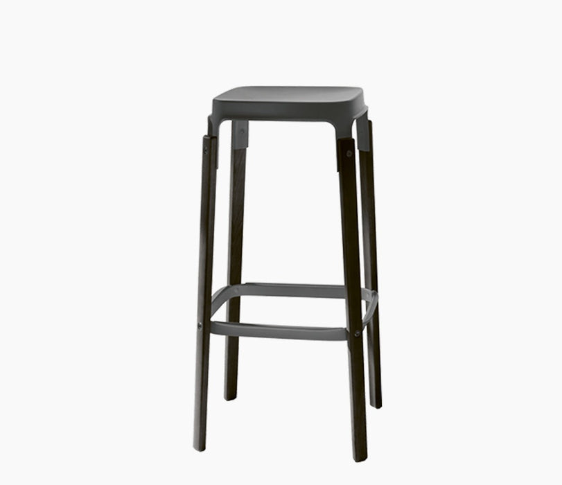 steekwood-stool anthracite darkoak finitura framaspace grey steelwood - studio