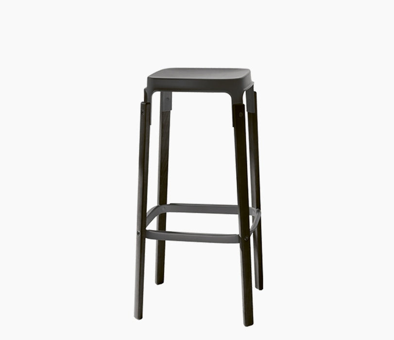steekwood-stool anthracitegrey finitura framaspace steelwood - studio