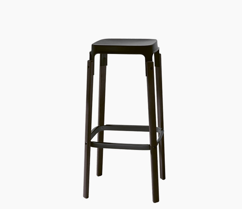 steekwood-stool black darkbeech finitura framaspace steelwood - studio