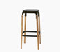 steekwood-stool black finitura framaspace naturaloak steelwood - studio