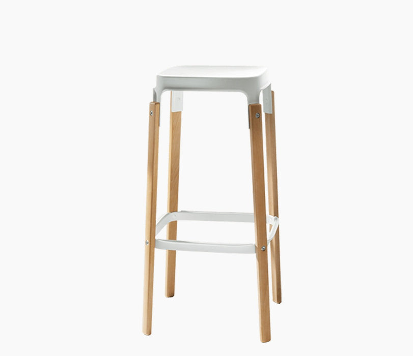 steekwood-stool finitura framaspace naturaloak steelwood white - studio