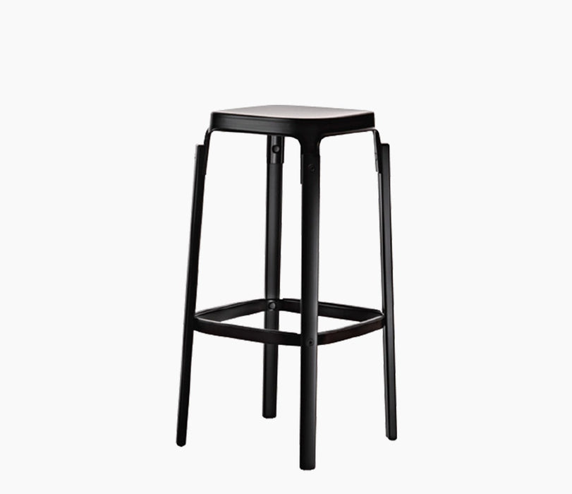 steekwood-stool framaspace steelwoodstoolblack - studio