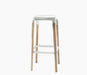 steekwood-stool framaspace steelwoodstoolnatwhite - studio
