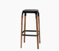 steekwood-stool framaspace steelwoodstoolwalnutblack - studio