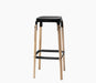 steekwood-stool framaspace steelwoodstoolnatblack - studio