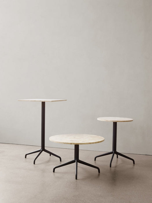 Harbour Column Bar Table, Round With Star Base
