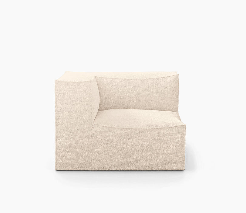 Silla de comedor Co, asiento tapizado, cromo