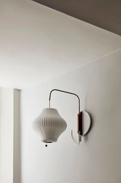 Nelson Pear Wall Sconce Cabled
