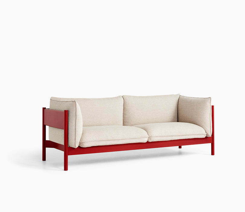 Arbor Eco Sofa - Wine Red Beech Frame