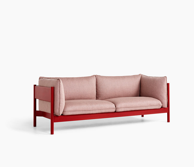 Arbor Eco Sofa - Wine Red Beech Frame