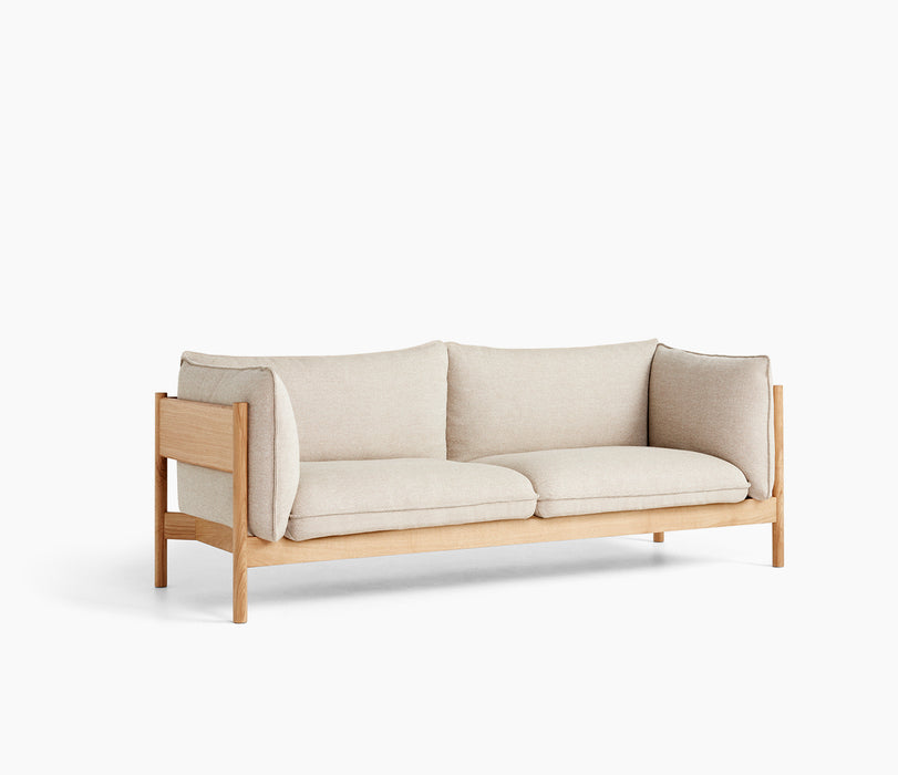 Arbour 3 Seater Eco Sofa – Oak Frame