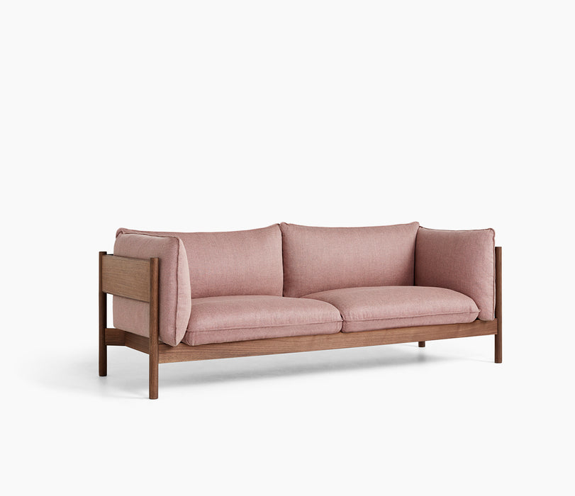 Arbour 3 Seater Eco Sofa – Walnut Frame