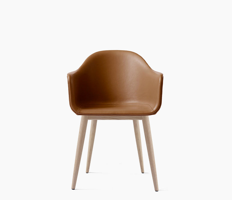 Harbor Chair, Wooden Base, upholstered