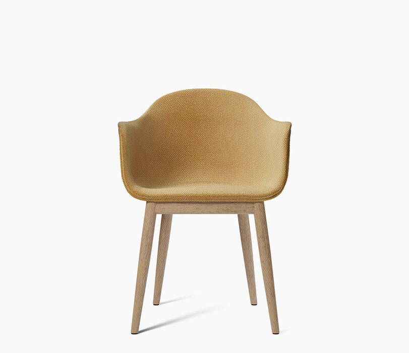Harbor Chair, Wooden Base, upholstered