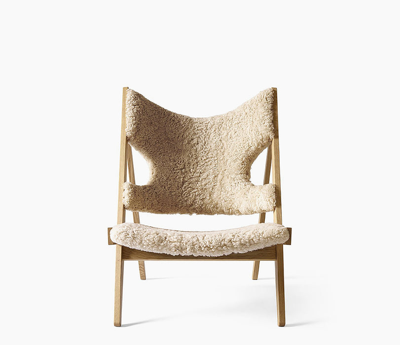 Knitting Lounge Chair, Sheepskin