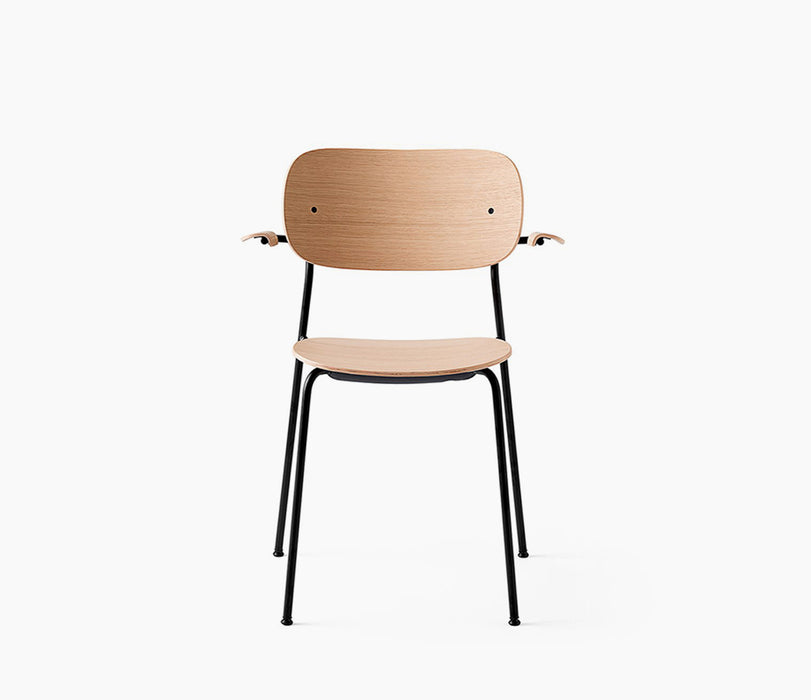 Co Chair, with armrest, Black